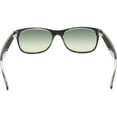 thumbnail image 3 of Ray-Ban Men's Polarized New Wayfarer RB2132-605258-55 Black Square Sunglasses, 3 of 3