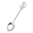 thumbnail image 3 of Cuchara de café Homeer, cuchara para revolver, cuchara de postre, cuchara de café de mango largo, talla retro, vajilla de aleación de zinc de grado alimenticio para mezclar postres, 3 of 8