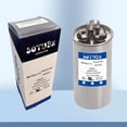 thumbnail image 5 of 60+7.5 MFD 370/440VAC Round Motor Dual Run Capacitor 60+7.5 uF 370V or 440 Volt for AC Air Conditioner Condenser - 60/7.5 uf MFD 440V Straight Cool or Heat Pump - Run AC Motor and Fan, 5 of 6