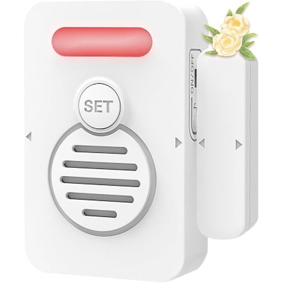 Wireless Entry Sensor - Smart Door Notifies , Motion Detection Alarm , Voice Alert Reminder , Compact Safety Device | Security Warning System , Ideal for Store Shop Office Business Protection