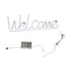 thumbnail image 4 of Bienvenido Letrero de neón Iluminación de luz nocturna, Lámpara de fondo, Decoración de pared decorativa de mesa Luces de neón Letreros LED para club , Azul, 4 of 8