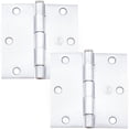 thumbnail image 4 of Stone Harbor Hardware 3-1/2" Door Hinges, Square Corner, Vintage Bronze, 2-Pack, 4 of 5