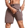 thumbnail image 1 of Shorts CRZ YOGA 7'' de Secado Rápido 2 en 1 con Bolsillos Deportivos, 1 of 7