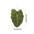 thumbnail image 3 of 1Pcs Leaf Shaped Hanging Kitchen Towels With Hanging Loop Cute Multi-functional Hand Towel Absorbent Easily Drying For Bath/Kitchen/Living Room, 3 of 6