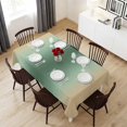 thumbnail image 6 of Sage Green Khaki Ombre Table Cloth Waterproof Tablecloths, Modern Abstract Art Gradient Tablecloth Dining Table Cover for Kitchen Party Tabletop Outdoor, Rectangle Tablecloth 54x108 Inch, 6 of 9