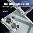 thumbnail image 2 of Shockproof Phone Case for xiaomi Redmi Note 13 Pro 4G 12 Pro Plus 5G Transparent Clear Silicone Bumper Soft TPU Back Cover redmi Note 13 Pro 4G, 2 of 5