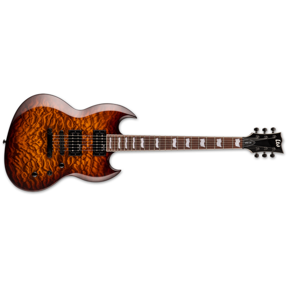 GUITARRA VIPER-256 DARK BROWN SUNBURST ESP LTD VIPER