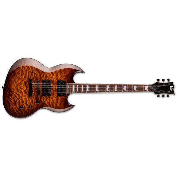 GUITARRA VIPER-256 DARK BROWN SUNBURST ESP LTD VIPER