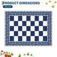 thumbnail image 7 of IDEALHOUSE Area Rugs 8x10ft, Blue, Checkered Christmas Washable Non Slip Low Pile Carpet, Soft Foldable Holiday Living Room Mat, 7 of 7