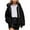 Black, variant on cfhntfmh Womens Zip up Hoodies Fleece Lined Long Sleeve Oversized Sweatshirts Jacket with Pockets Fall Fashion Warm Clothes(White,X-Large)