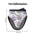 thumbnail image 3 of Pofeuu Violets Flowers Print Thickened Mini Silicone Oven Mitts Heat Resistant, Rubber Oven Mitt Gloves, Finger Pinch Grips, Pot Holder, Silicone Potholder, 3 of 7
