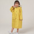 thumbnail image 6 of Toddler Kids Waterproof Raincoat Toddler Kids Boys Girls Solid Color Rainwear Children Raincoat with Hooded Jacket Coat Hoodies Breathable Kids Rain Jackets,Yellow,1-5 Years, 6 of 7