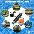 thumbnail image 5 of Portable Water Pump For Dewalt 20V Battery 500GPH with Sediment Filters Pool, 5 of 7