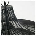 thumbnail image 2 of Mercana Coolie Metal Mesh-Style 4 Bulb Chandelier in Black, 2 of 4