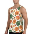 thumbnail image 2 of KLL Autumn Pumpkins Print Men's Muscle Gym Workout Stringer Tank Tops Bodybuilding Fitness T-Shirts Tank Tops Men-4X-Large, 2 of 7