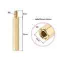 thumbnail image 3 of Uxcell Brass M4 35mm+6mm Male-Female Hex Standoff 5 Pack, 3 of 5