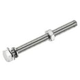 thumbnail image 4 of Uxcell M8 x 75mm 304 Stainless Steel Hex Head Screws Bolts, Nuts, Flat & Lock Washers Kits 10 Sets, 4 of 4