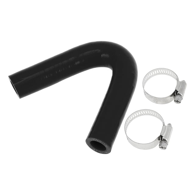 Ofertas Únicas 1 Juego de Manguera de Silicona para Automóvil Negra de 19mm/0.75" ID 102mm/4.02" Longitud 135° con Abrazaderas Manguera de Refrigerante Universal