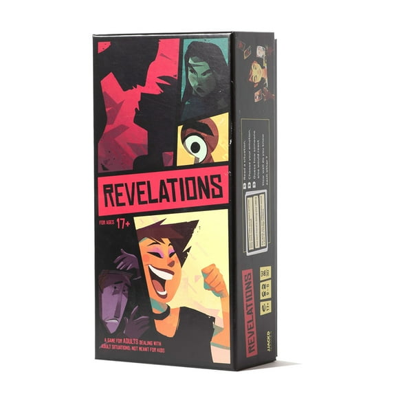 Revelations - an Adult Party Game That Will Reveal New Things About You and Your Friends, Steamy, Witty and Sassy Situations, Great Game for Friends and Crushes, Adult Fun Games Friends Icebreaker