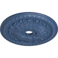 thumbnail image 3 of Ekena Millwork 27 7/8"OD x 3 7/8"ID x 2 1/2"P Tomango Egg & Dart Ceiling Medallion (Fits Canopies up to 6 3/4"), Hand-Painted Americana, 3 of 6