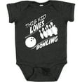 thumbnail image 3 of Inktastic This Kid Loves Bowling Boys or Girls Baby Bodysuit, 3 of 5