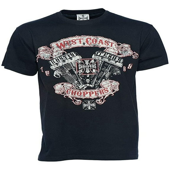 West Coast Choppers T Shirt Motor 1969 Cotton O Neck T Shirt Fashion Tee Black Black S