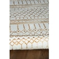 thumbnail image 5 of Linon Motif Printed Faux Rabbit Ivory 3' X 5' Rectangle Area Rug RUGPR0635, 5 of 6