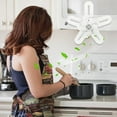 thumbnail image 5 of XGFHYJEH Ceiling Fan with Light, Ceiling Fan & Light Remote Controls, Chandelier Ceiling Fans, Modern Ceiling Fan, Ceiling Fan Clearance, White Flush Ceiling Fan, Smart Ceiling Fan, 5 of 7