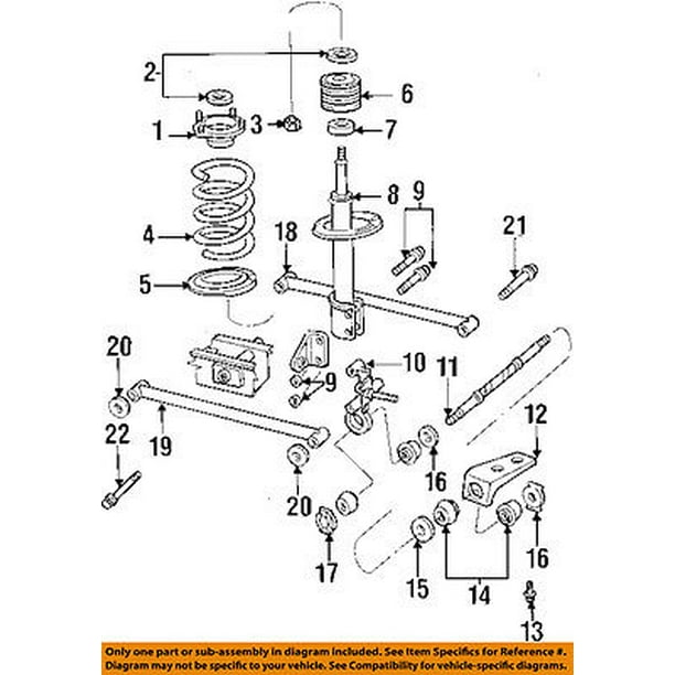 CHRYSLER OEM Rear Suspension-Rr Lateral Rod Bolt 6502796 ...
