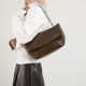 thumbnail image 2 of Bolso hombro Damas plegables cuero encerado All-Match Gran capacidad Versátil compras Date Bolsos, 2 of 9