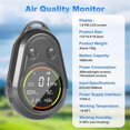thumbnail image 3 of 5-in-1 Air Quality Monitor Air Quality Meter Detects Humidity Temperature CO Carbon Monoxide Altitud, 3 of 5