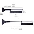 thumbnail image 3 of 2 In 1 Telescopic Ice Scraper Snow Removal Tool ,aluminum Alloy Telescopic Snow Shovel, 3 of 5