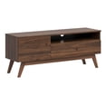 thumbnail image 3 of Lifestyle Solutions Westley Mid-Century TV Stand for TVs up to 55" Maximum, Walnut Brown Finish Wood, 3 of 5