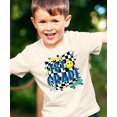 thumbnail image 2 of Retro 1st Grade Shirt for Boys First Day of School Skateboard T-Shirt for Kids Natural Shirt 5-6, 2 of 5