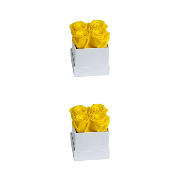 Bearachild Ramo de Material inmortal de flor eterna de rosa preservada, regalo de cumpleaños de autoensamblaje, decoración de aniversario de Type3 NO3