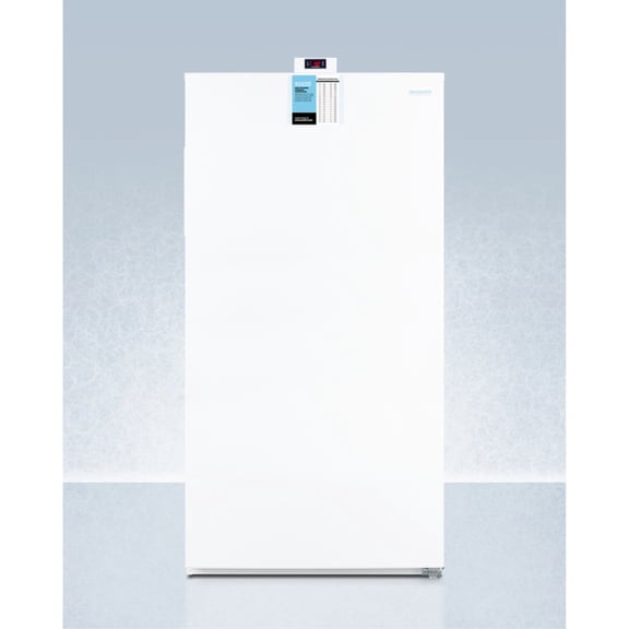 Upright 18 cu.ft. all-refrigerator in white