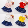 thumbnail image 5 of Spring Kids Toddler Girls Love Heart Tulle Lace Tutu Princess Dress,1-8Y, 5 of 5