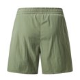 thumbnail image 6 of Youthup Men's Solid Color Hooded Pullover & Shorts Set - Lightweight Relaxed Fit Loungewear for Summer Casual Wear, 6 of 13