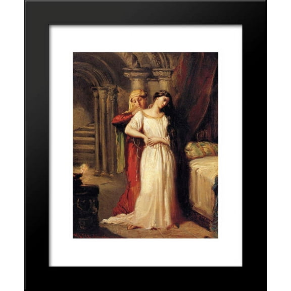Le Coucher de Desdémone 20x24 Framed Art Print by Theodore Chasseriau
