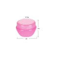 thumbnail image 3 of Travel Containers, Travel Accessories Bottles Containers for Cosmetic, Makeup, Body & Hand Cream, Lotion, Toiletries, 6 packs, 3 of 6