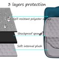 thumbnail image 2 of MOSISO Laptop Sleeve Protective Case Bag Polyester Notebook Briefcase Handbag for 11.6" Macbook Air/Chromebook/Microsoft Surface,Deep Teal, 2 of 7