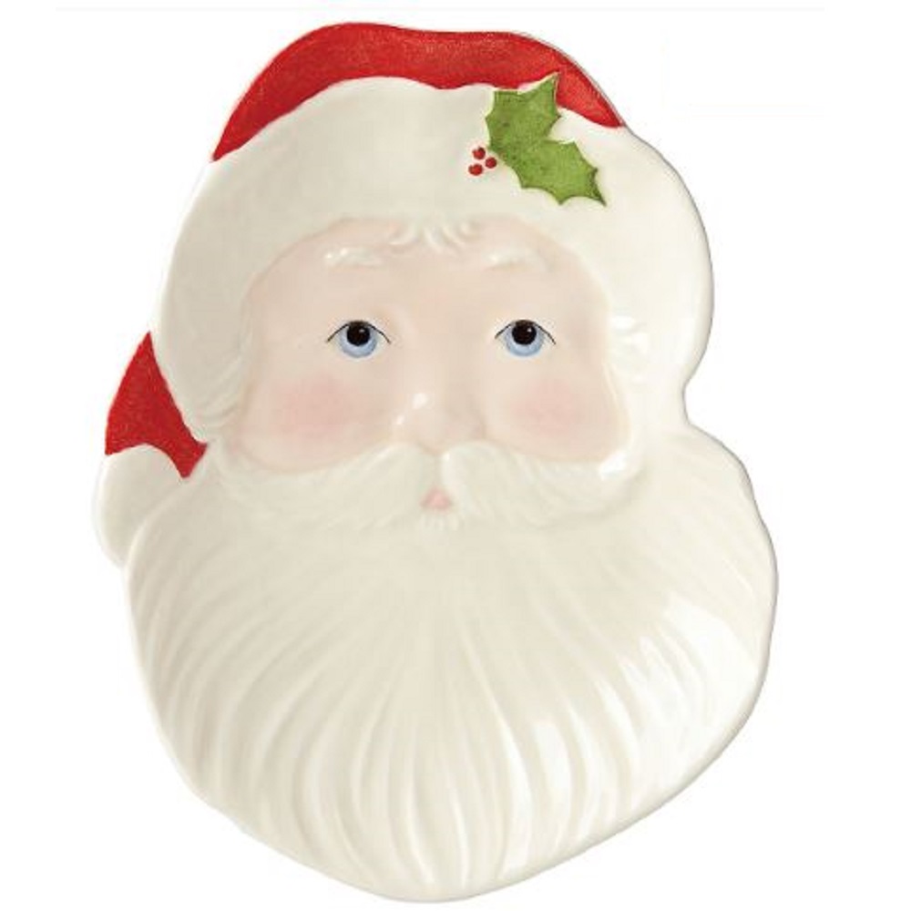 Lenox Hosting the Holidays Santa Claus Christmas Spoon Rest 882207