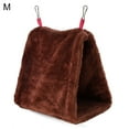 thumbnail image 2 of Flmtop Pets Hamster Rabbit Bird Hanging Bed House Warm Soft Cage Sleeping Nests Hammock Coffee, 2 of 9