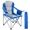 Blue, variant on Oversized Folding Camping Chair for Adults, Portable Outdoor Collapsible Chairs, 500 LBS Heavy Duty Support, with Cup Holders, for Lawn, Fishing, Hiking, Red