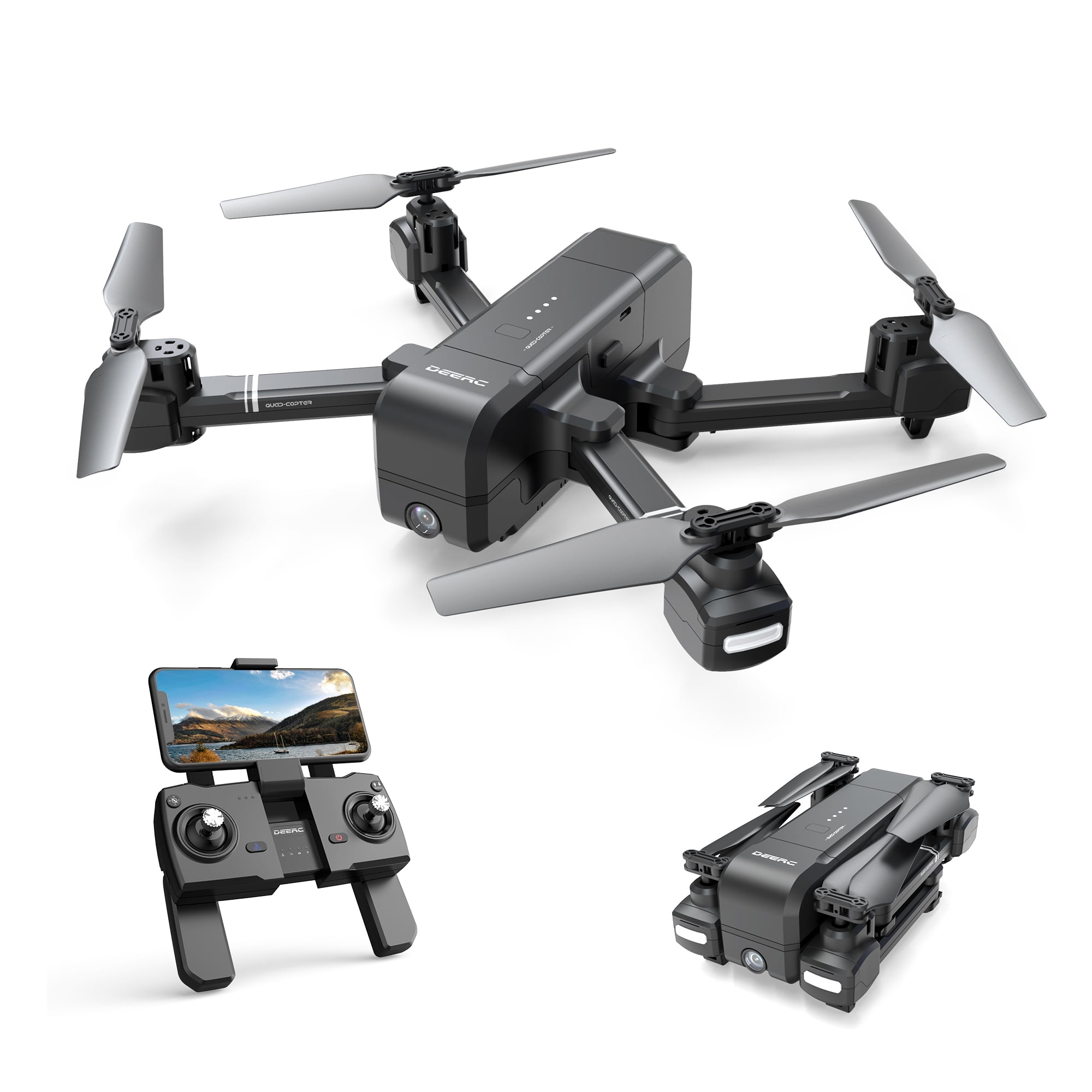 Details about   GPS RC Drone with Camera 1080P Foldable Quadcopter FPV Auto Return DE25 Selfie 