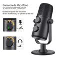 thumbnail image 2 of Micrófono Usb Pc Condensador Podcast Streaming Malubero Malu1831, 2 of 3