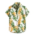 thumbnail image 2 of FAFWYP Men's Big & Tall Hawaiian Shirts Tropical Printed Summer Casual Short Sleeve Button Down Beach Shirts Beachwear, 2 of 9