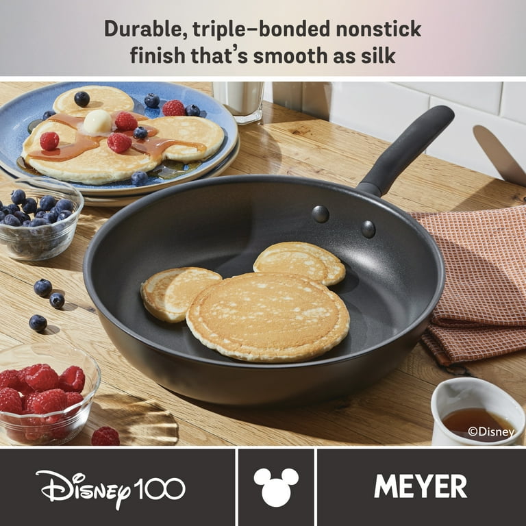 Disney 100 Nonstick Induction Cookware Essentials Set, 4-Piece, Steamboat Willie Edition