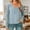 *Light Blue, variant on Women's Fashion Multi Color Long Sleeve Mesh Knit Base Layer Top,Cropped Loose T Shirts Green,Womens Plus XXL