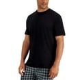 thumbnail image 3 of Hanes Men's Short Sleeve Knit Sleep Top with Woven Pajama Pants, 3 of 4